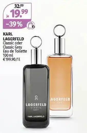 Müller Karl lagerfeld classic oder classic grey eau de toilette Angebot