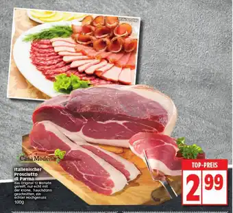 Elli Markt Casa Modena Italienischer Prosciutto di Parma 100g Angebot