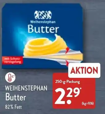 Aldi Nord Weihenstephan Butter 250 g Packung Angebot