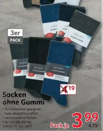 Selgros Soxon Socken ohne Gummi 3 Paar Angebot