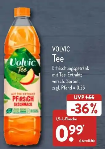 Aldi Nord Volvic Tee 1,5 L Flasche Angebot