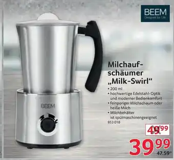 Selgros Beem Milchaufschaumer Milk-Swirl Angebot