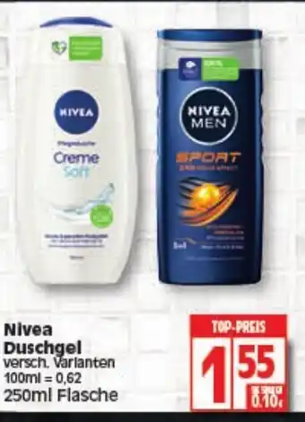 Elli Markt Nivea Duschgel 250 ml Angebot