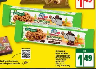 Elli Markt Griesson Bio Cookies Cookiefanten 133g Angebot