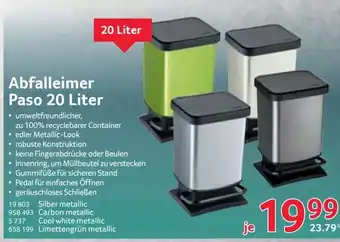 Selgros Abfalleimer Paso 20L Angebot