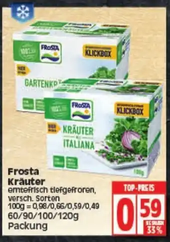 Edeka Frosta Kräuter 60/90/100/120g Angebot