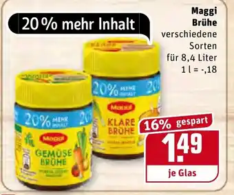 REWE Maggi Brühe Angebot