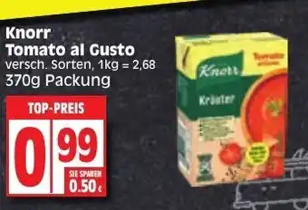 Edeka Knorr Tomato al Gusto 370 g Angebot