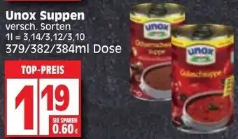 Edeka Unox Suppen 379-384ml Angebot