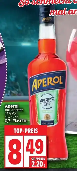 Edeka Aperol Italienischer Aperitif 0,7L Angebot