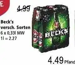 Getränkehaus Beck's Angebot