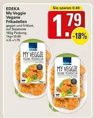 WEZ Edeka my veggie vegane frikadellen Angebot