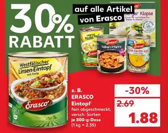 Kaufland z.B. Erasco Eintopf 800g Dose Angebot