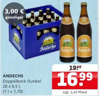 Getränke Quelle Andechs Doppelbock Dunkel 20x0,5 L Angebot