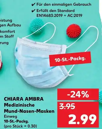 Kaufland Chiara Ambra Medizinische Mund Nasen Masken Angebot