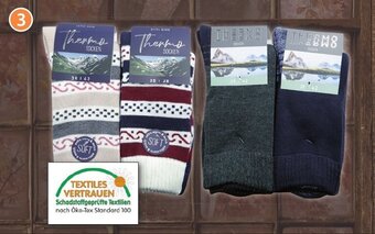 Famila Nord Ost Damen und Herren Thermosocken Angebot