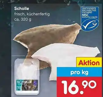 Netto Marken-Discount Scholle Angebot