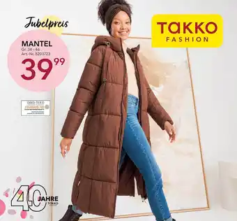 Takko Fashion Mantel Angebot