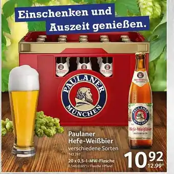 Selgros Paulaner hefe-weißbier Angebot