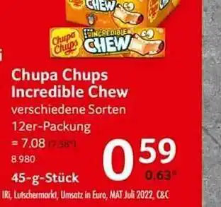 Selgros Chupa chups incredible chew Angebot