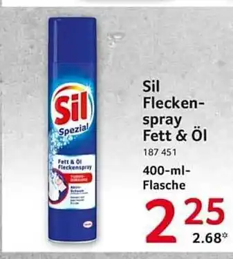 Selgros Sil fleckenspray fett & öl Angebot