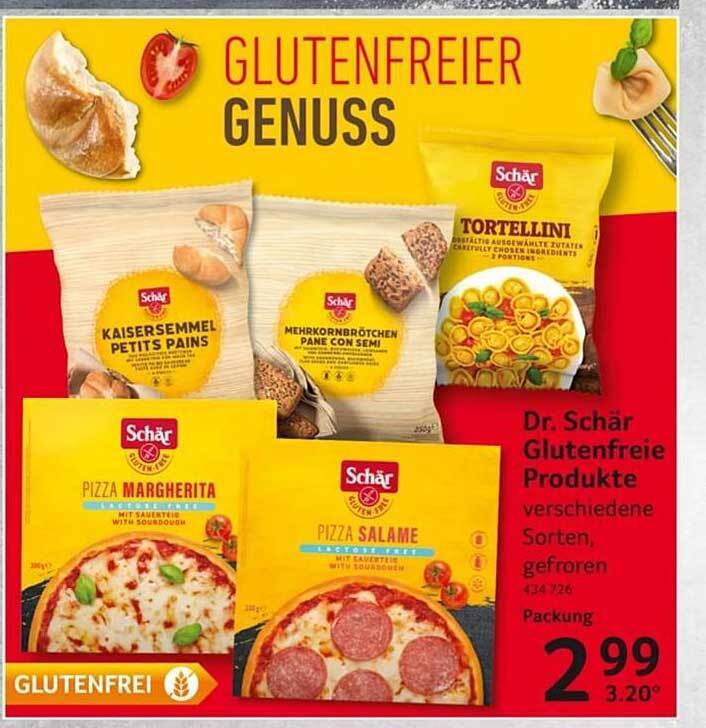 Dr. schär glutenfreie produkte Angebot bei Selgros