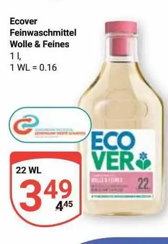 Globus Ecover feinwaschmittel wolle & feines Angebot