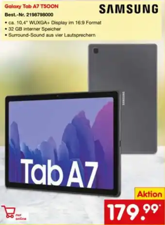 Netto Marken-Discount Samsung Galaxy Tab A7 T500N Angebot