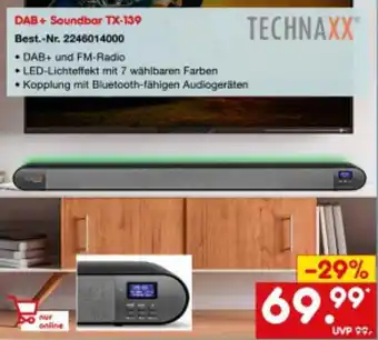 Netto Marken-Discount Technaxx DAB+Soundbar TX-139 Angebot