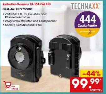 Netto Marken-Discount Technaxx Zeitraffer Kamera TX-164 Full HD Angebot