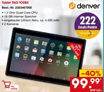 Netto Marken-Discount Denver Tablet TAQ 10283 Angebot