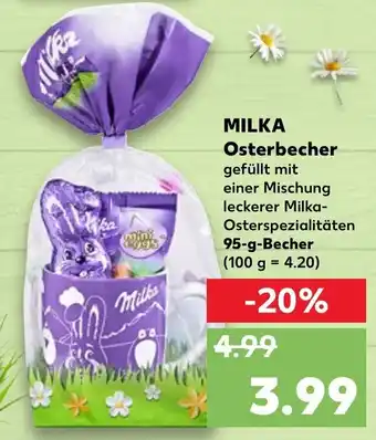 Kaufland Milka Osterbecher 95g Becher Angebot