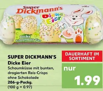 Kaufland Super Dickmann's Dicke Eier 206g Angebot