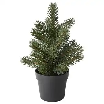 IKEA Vinterfint topfpflanze, künstlich/mit topf drinnen/draußen/weihnachtsbaum grün Angebot