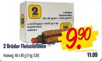 2Brüder 2 Brüder Fleischrollen 40x85 g Packung Angebot