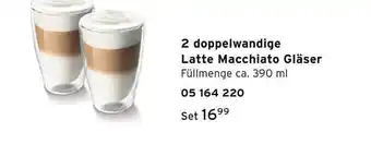 Tchibo 2 doppelwandige latte macchiato gläser Angebot