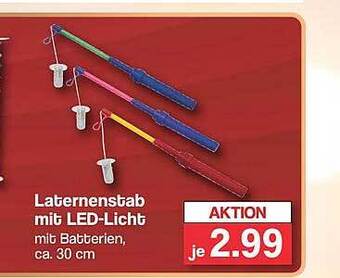 Famila Nord West Laternenstab mit led-licht Angebot