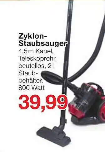 Jawoll Zyclon staubsauger Angebot