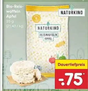 Netto Marken-Discount Naturkind bio-reiswaffeln apfel Angebot