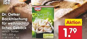 Netto Marken-Discount Dr oetker backmischung für weihnachtliches gebäck Angebot