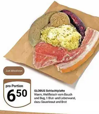 Globus Schlachtplatte Angebot