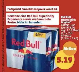 PENNY Red bull energy drink original Angebot