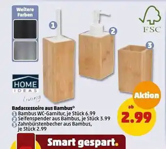 PENNY Home ideas badaccessoire aus bambus Angebot