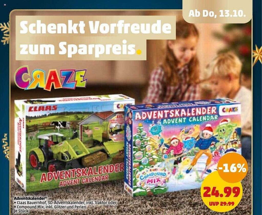 Adventskalender Angebot bei PENNY