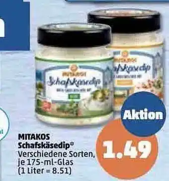 PENNY Mitakos schafskäsedip Angebot