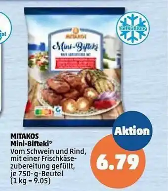 PENNY Mitakos mini-bifteki Angebot