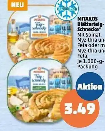 PENNY Mitakos blätterteig-schnecke Angebot