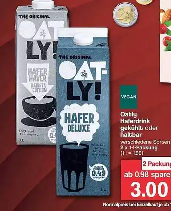 Famila Nord West Oatly haferdrink gekühlt oder haltbar Angebot