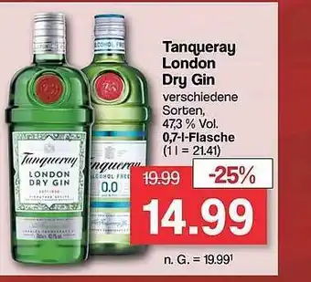 Famila Nord West Tanqueray london dry gin Angebot