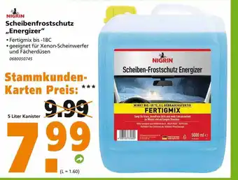 Globus Baumarkt Nigrin scheibenfrostschutz „energizer“ Angebot